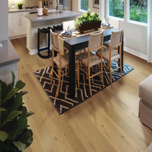 Silver Oak Khaki Suede Hardwood Flooring Room Scene