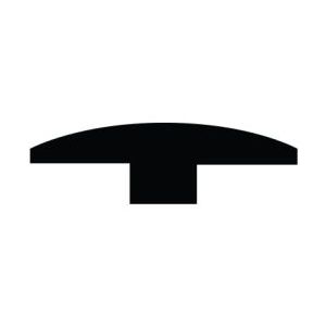 T-Molding - Performs as a transition piece between flooring surfaces in adjoining rooms. Ideal for use in doorways and where floors of approximately the same thickness meet. Most commonly used to transition from similar height tile transitions.